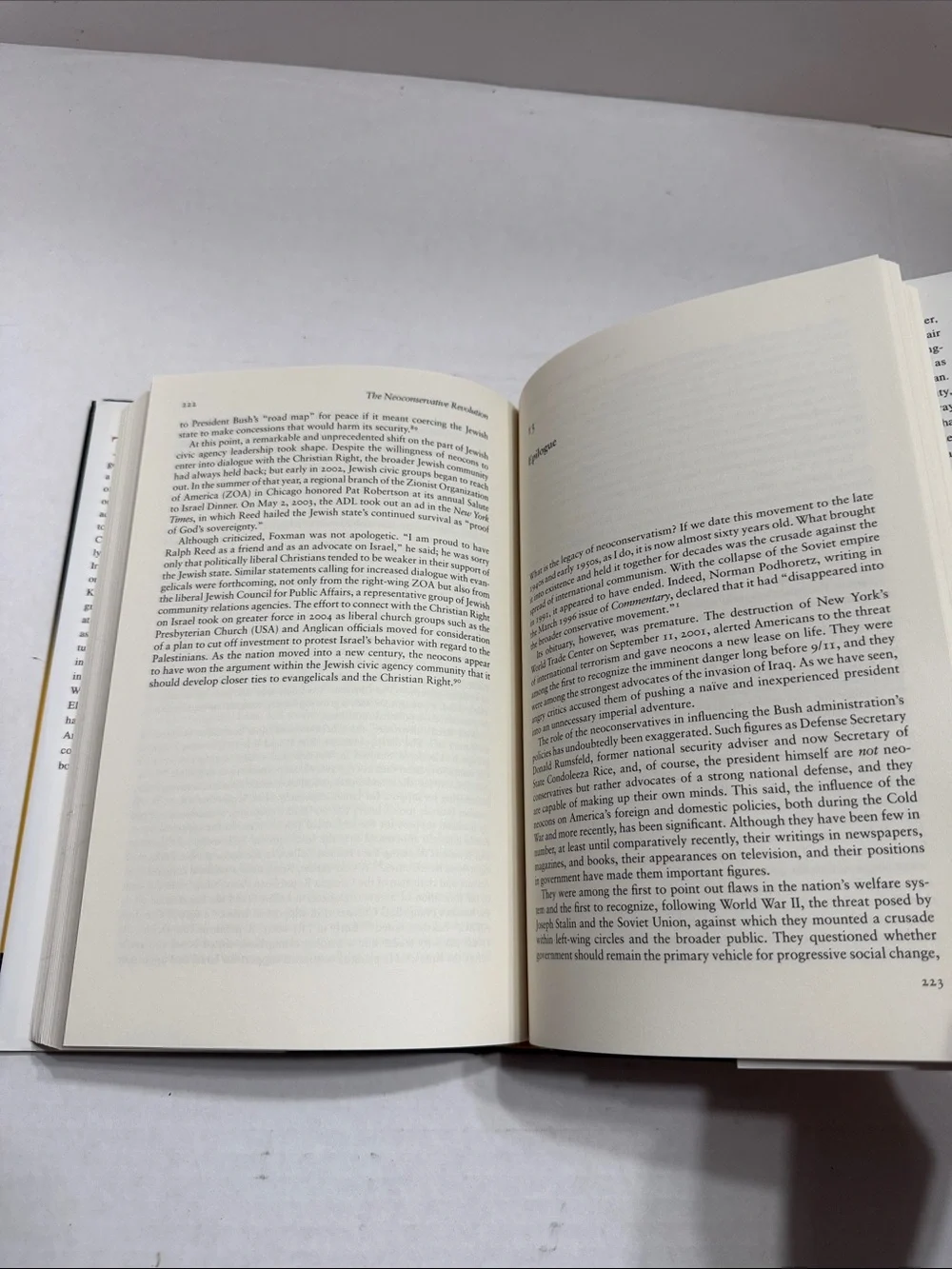 Murray Friedman The Neoconservative Revolution - Yellow and Black Hardcover